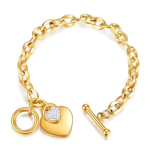 Pulsera Golden Heart